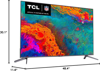 55-Inch 5-Series 4K UHD Dolby Vision HDR QLED Roku Smart TV - 55S535, 2021 Model