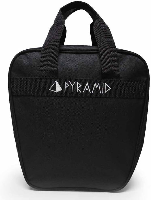 Prime One Single Tote 1 Ball Bowling Bag with Large Padded Foam Bowling Ball Holder - Holds a Pair of Bowling Shoes (Up to US Mens Size 10)