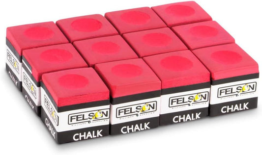 Felson Pool Chalk Cubes | Pool Table Accessories for Table Billiards | Pool Cue Chalk & Storage Box